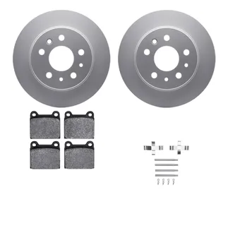 R1 Concepts WDUH1-63118 Carbon Series Brake Rotors W/ 5000 Oep Brake Pads & Hdw